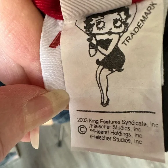 BOOP SET BAG COAT DENIM jacket and Crossbody bag by King Features 97 & 03 Gr… - Picture 15 of 16